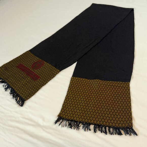 Jean Paul Gaultier logo wool scarf - Picture 1 of 7